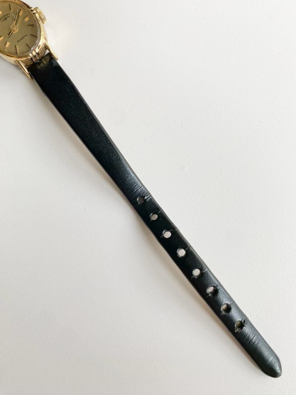 Rotary 金框橢圓皮錶帶 | Vintage Classic Rotary in Oval 