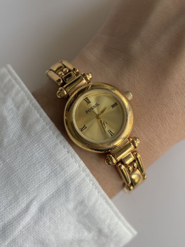Fossil復古金錶 | Vintage Fossil in Circle 