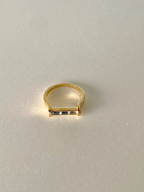 AVON 鋯石細戒指 