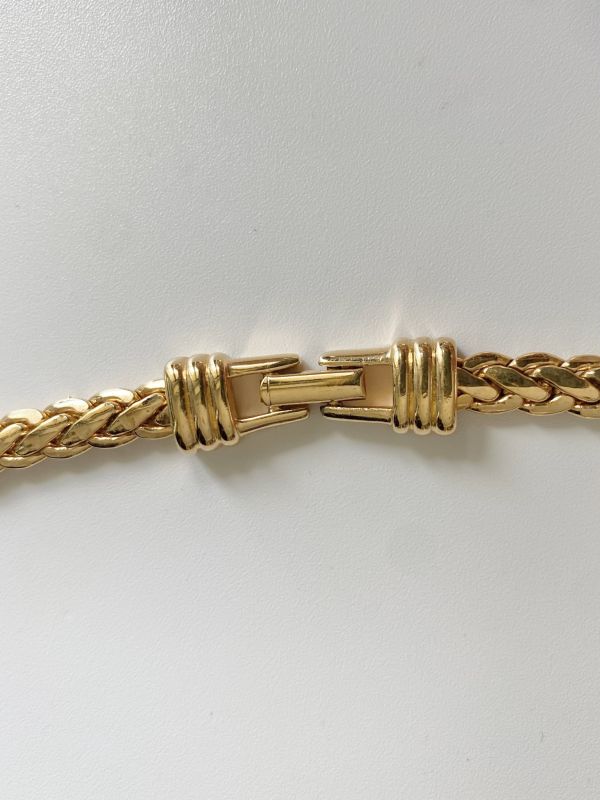 施華洛世奇80年代鍊 | Vintage 80s Signed Swarovski with Braided Necklace 