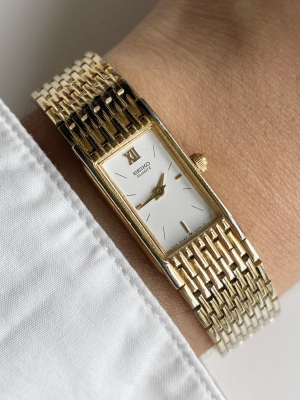 Seiko經典長方淡金錶 | Vintage Seiko in 