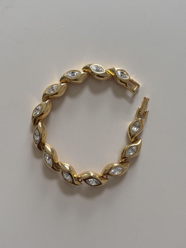 MOD水滴鑲鑽手鍊 