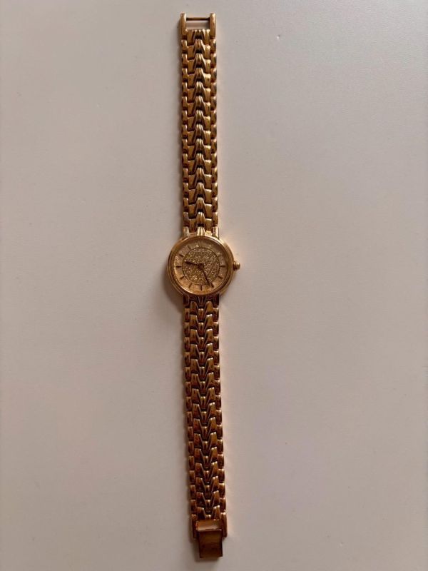 Seiko 復古雕紋小金錶 