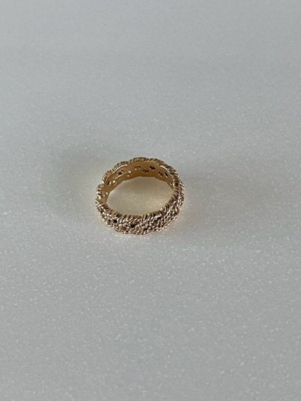 AVON70s編織麻花戒指 