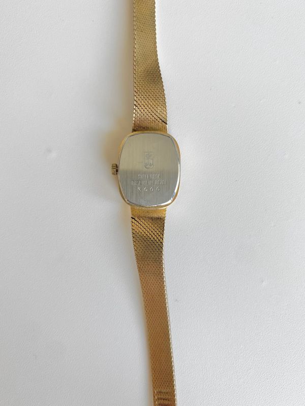 Jules Jurgensen 正方形小金錶 