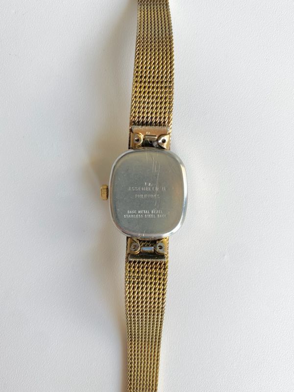 Timex復古正方型淡金錶| Vintage Timex Watch in Square 