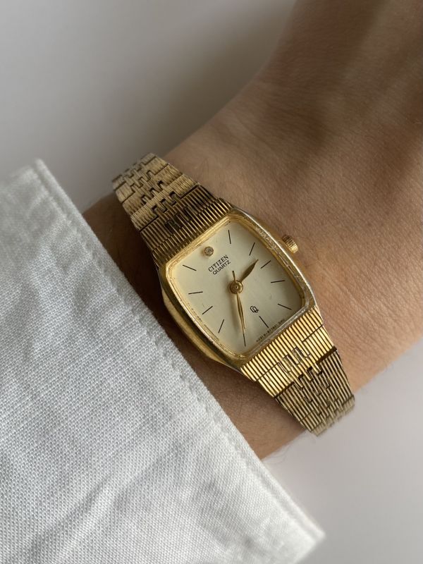 Citizen 單鑽錶 | Vintage Citizen Watch in Square 
