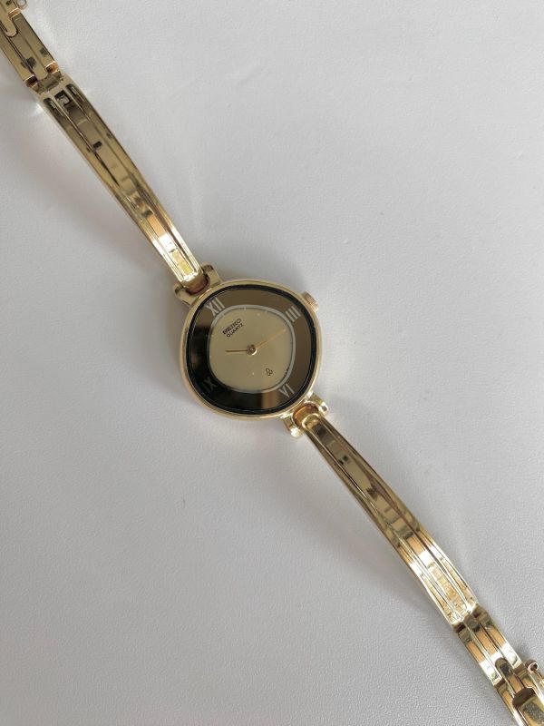 Seiko雙色手環錶 