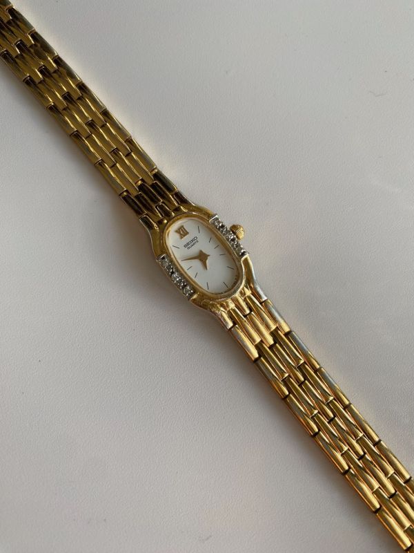 Seiko橢圓鑽錶 | Vintage Seiko Diamond in Oval Dial 
