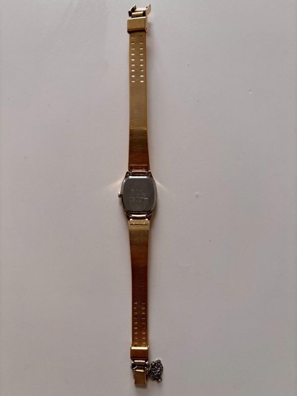 Seiko 法式復古小方金錶 