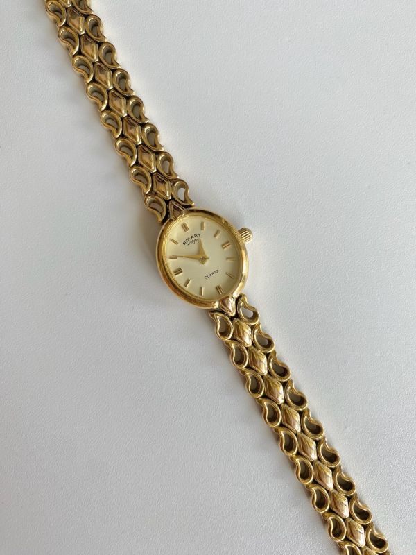 Rotary橢圓蝴蝶錶帶 | Vintage Rotary in Oval with Bracelet Strap 