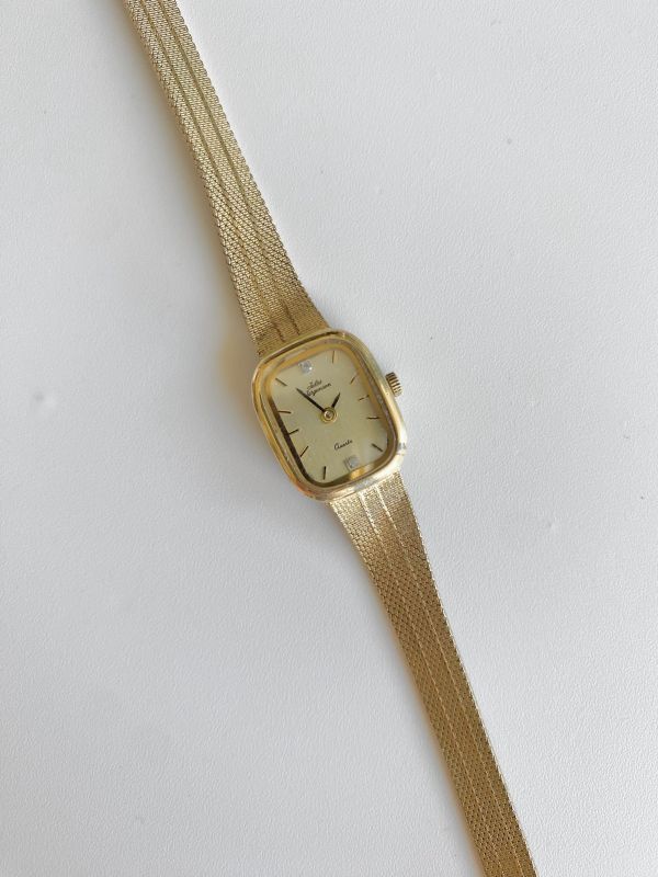 Jules Jurgensen 正方形小金錶 