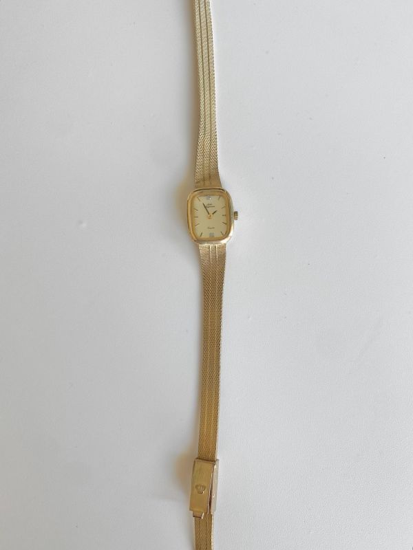 Jules Jurgensen 正方形小金錶 
