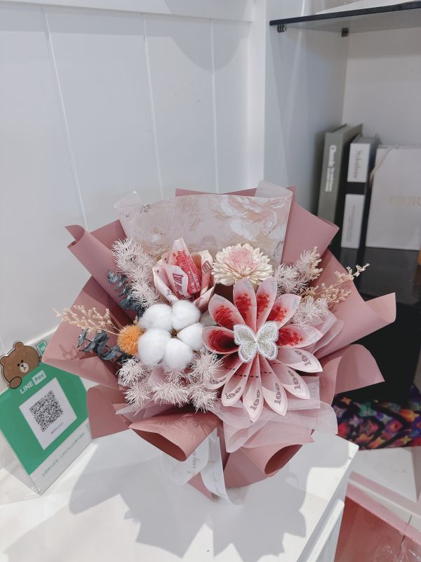 送禮到心裡 有錢花,鈔票花,金錢花,生日禮物,聖誕禮物,求婚禮物,禮物