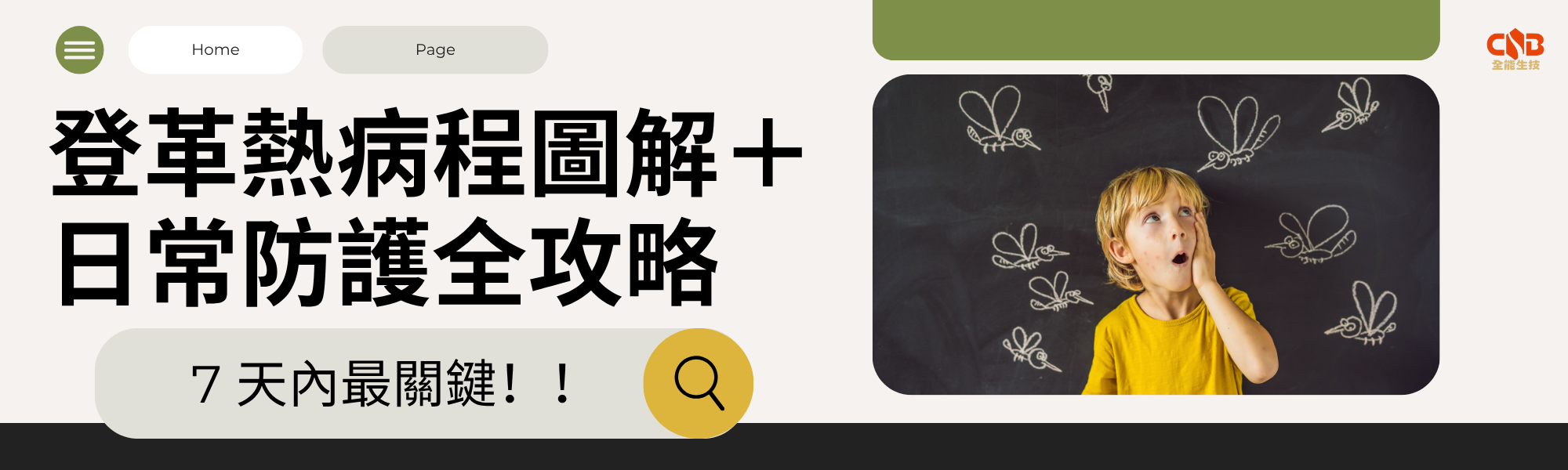 7 天內最關鍵!登革熱病程圖解+日常防護全攻略