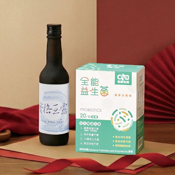 體內清潔組合｜寶格玉露x全能益生菌 體內清潔組合、寶格玉露、牛樟芝助眠酵素飲、全能益生菌、助眠酵素飲、日常保養飲品、大吃大喝必備、新春順暢、節慶飲食保養、外食族保養、男女適用保養、年節補給組合