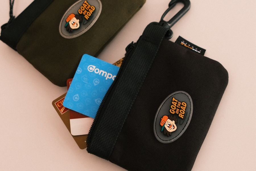 GOAT ON THE ROAD Cordura 附扣零錢包 