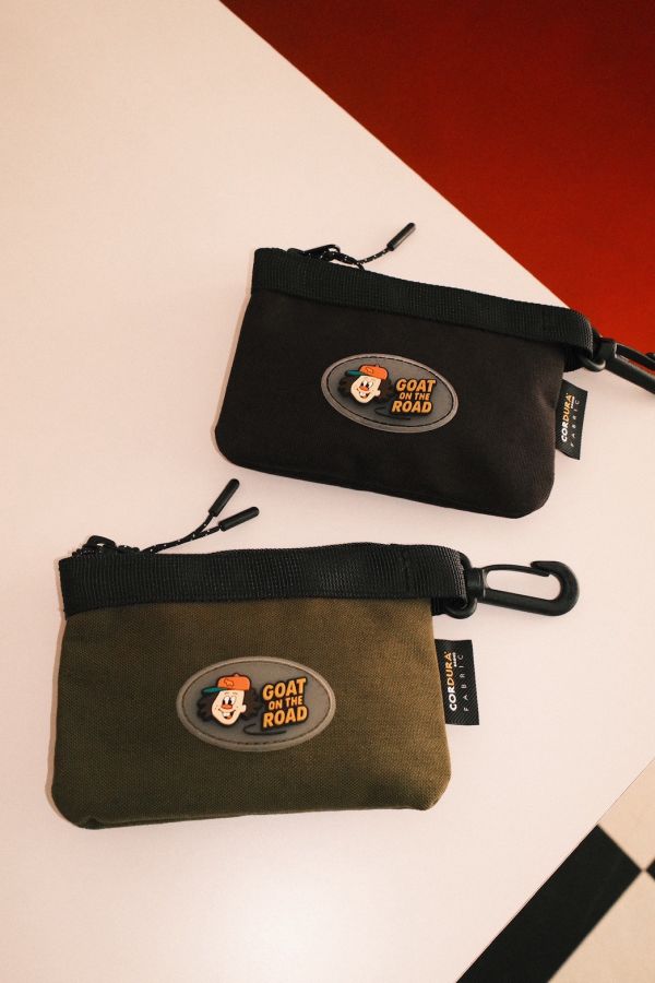 GOAT ON THE ROAD Cordura 附扣零錢包 