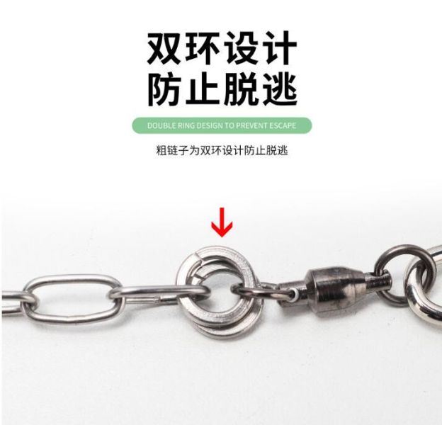 4mm-15mm活動式腳環+不鏽鋼腳鍊套組【可 搭配飛行繩 站台腳鏈】鸚鵡腳環 適用各式大中型鳥類鸚鵡 鸚鵡腳環  活動腳環 鸚鵡腳鍊