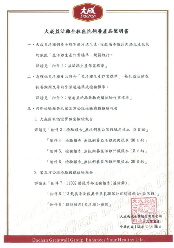 大成益活雞-里肌肉 