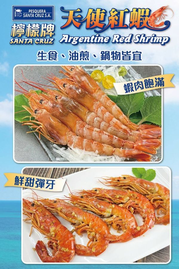 生食級阿根廷天使紅蝦 