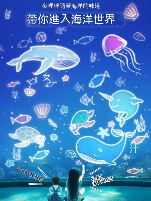 星空燈投影機/臥室浪漫旋轉小夜燈/滿天星光 