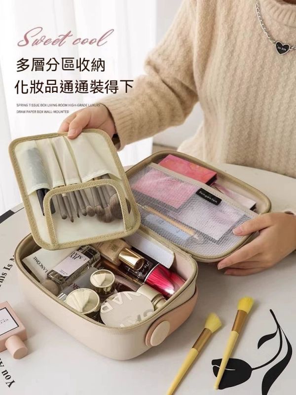 2024新款手提便攜化妝包/大容量旅行神器/品箱盒高級感 