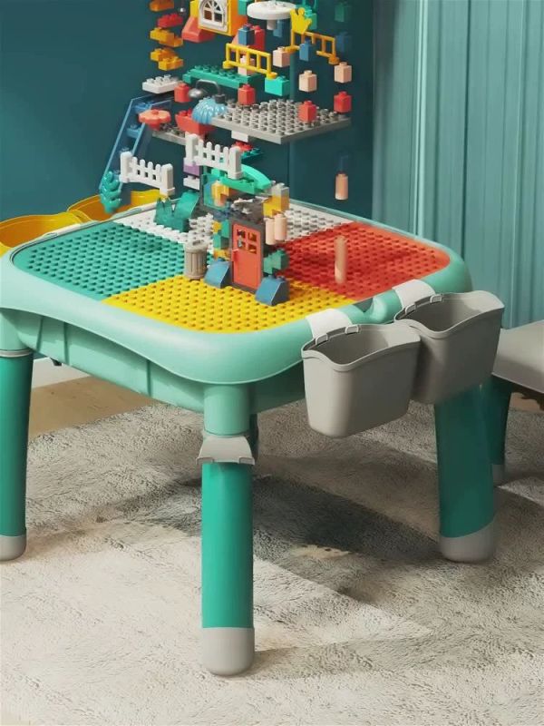 費樂 多功能積木桌椅/拼裝益智力玩具/幼兒園DIY 