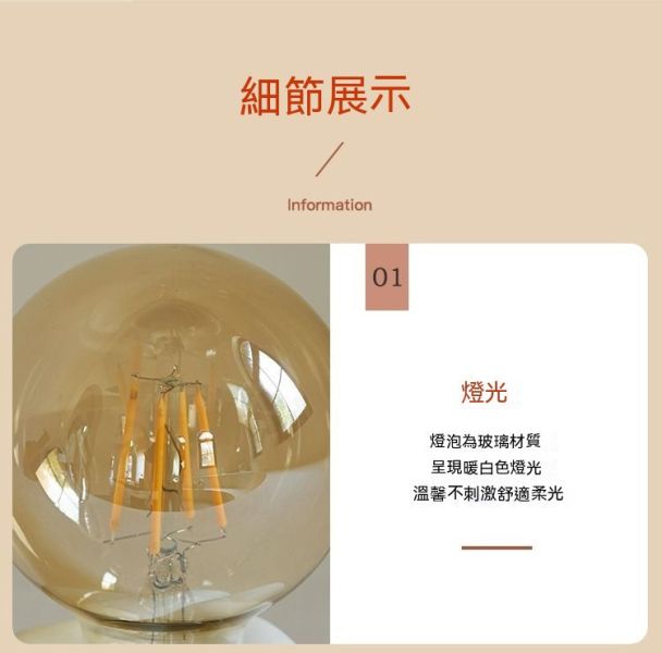 家居創意燈泡小夜燈/床頭櫃檯燈/裝飾氛圍感擺件 