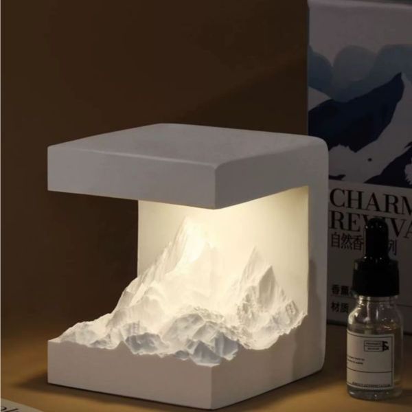 香薰擴香石禮盒/創意高級小夜燈/香薰擺飾桌面 