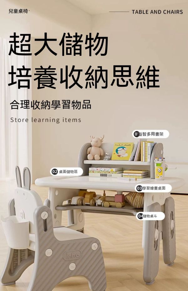 兒童學習桌椅組/寶寶寫字書桌/幼兒園家用小桌子 