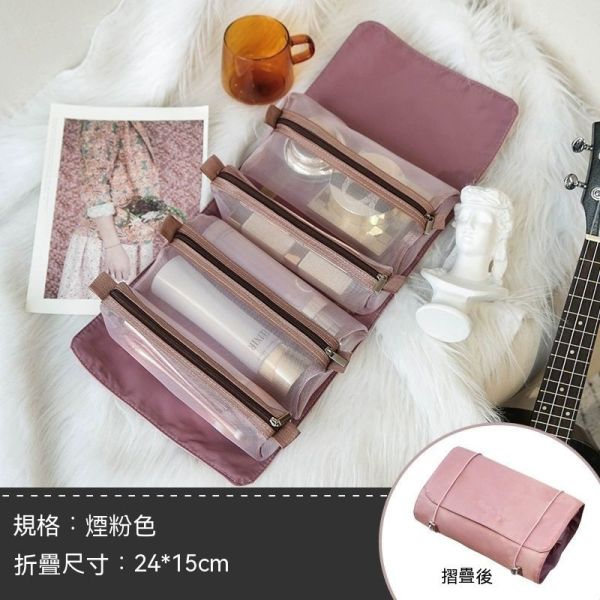 2024新款分裝品化妝包/便攜大容量/旅遊出差行李箱 