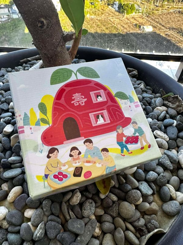 紅龜粿餅乾 6片禮盒 禮盒 送禮 餅乾禮盒 特色禮色 紅龜粿 紅龜 壽桃 餅乾 台灣