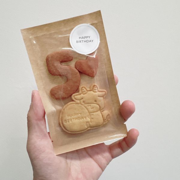 蔬果餅乾小牛歲數 分享包 餅乾分享包 手工餅乾 幼兒園分享禮 奶油餅乾 生日餅乾 生日禮