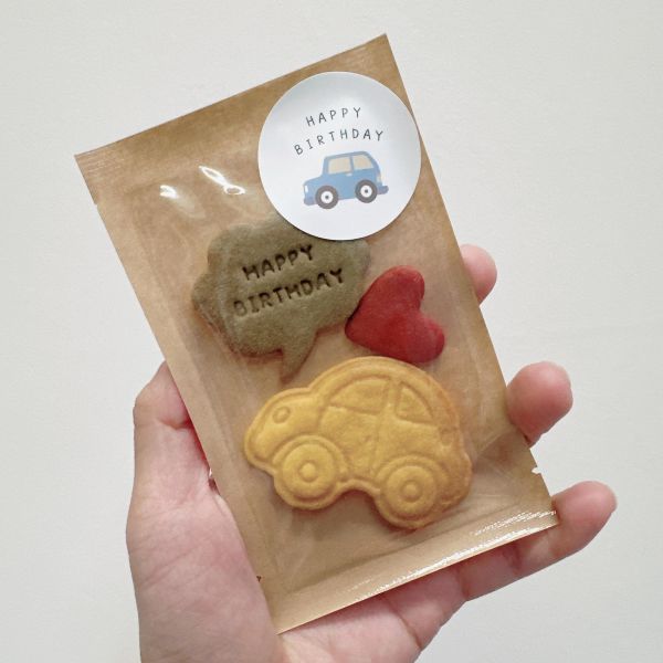 蔬果餅乾車車分享包 餅乾分享包 手工餅乾 幼兒園分享禮 奶油餅乾 生日餅乾 生日禮  車子 車車