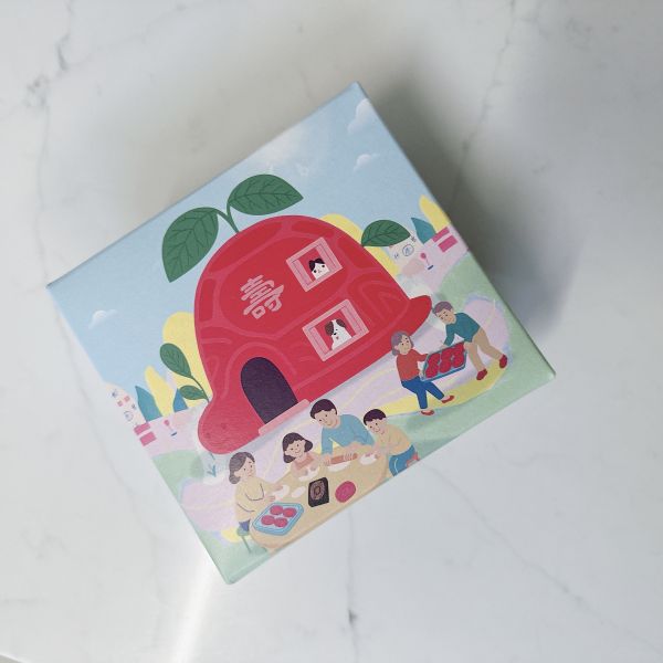 紅龜粿餅乾 6片禮盒 禮盒 送禮 餅乾禮盒 特色禮色 紅龜粿 紅龜 壽桃 餅乾 台灣