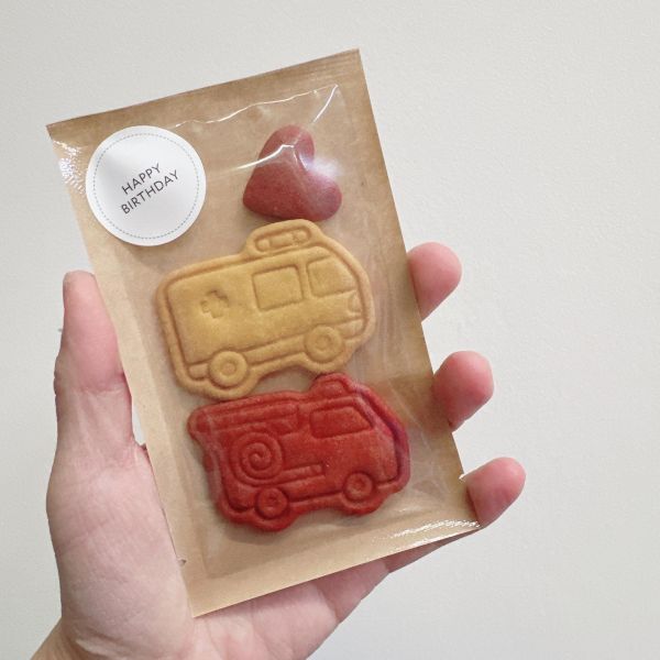 蔬果餅乾 消防車 救護車 分享包 餅乾分享包 手工餅乾 幼兒園分享禮 奶油餅乾 生日餅乾 生日禮