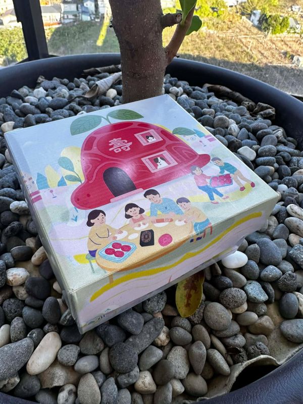 紅龜粿餅乾 6片禮盒 禮盒 送禮 餅乾禮盒 特色禮色 紅龜粿 紅龜 壽桃 餅乾 台灣