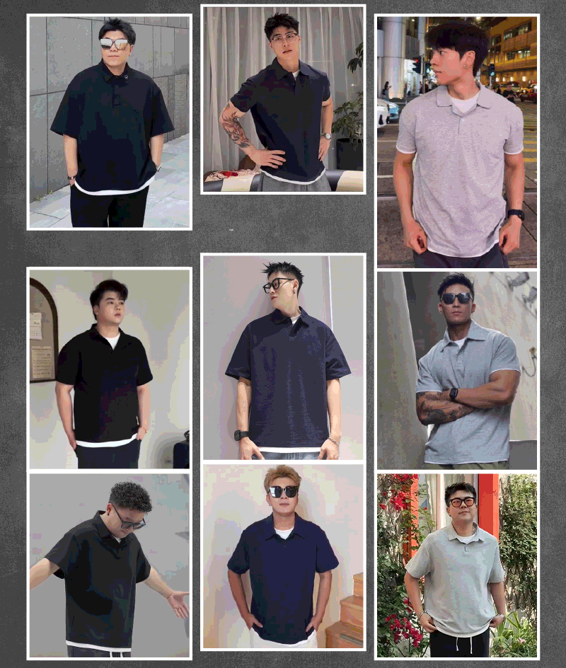 Slim8【好感零肚】Polo Tee 好感零肚