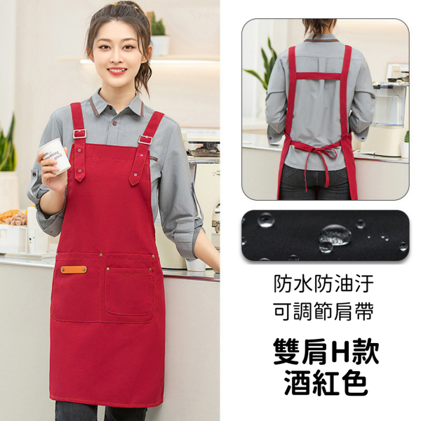 防潑水耐磨工作圍裙(帆布) 