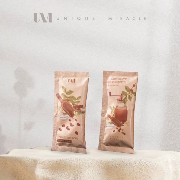 【UM】咖啡身體去角質磨砂包 
