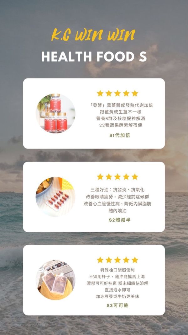 【KC】優減系統 S1代加倍/S2體減半/S3可可飽 