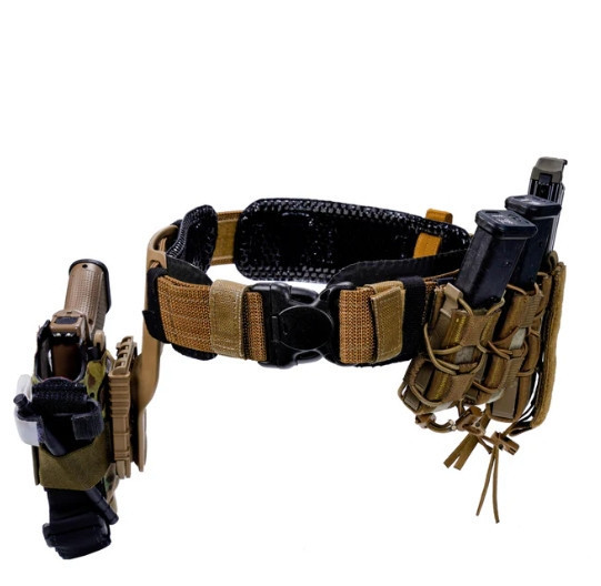 ICEVENTS® Classic Heavy Load Ventilated Gun Belt Pads冰風減壓透氣腰帶墊 ICEVENTS, 減壓墊, 透氣腰帶墊, 戰術腰帶, 高強度使用, 蜂巢結構, 抗菌材料, 透氣設計, 負重分散, 多品牌兼容
