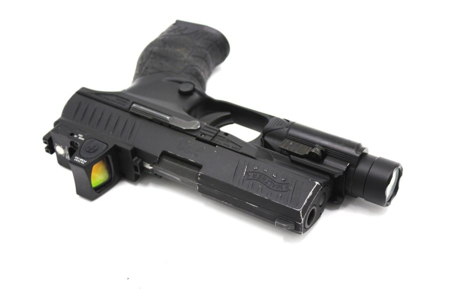 Universal Red Dot Mount w/Sight-PPQ PPQ微型紅點通用安裝座 PPQ M2紅點安裝座、PPQ M2紅點轉接座、PPQ微型紅點通用安裝座、Walther PPQ M2配件、PPQ M2光學瞄具座、PPQ M2內紅點、PPQ M2改裝、免銑切紅點安裝座、手槍紅點轉接座、勤務手槍紅點、勤務配槍改裝、RMR轉接座、RMSc轉接座、Docter轉接座、PPQ備用機械瞄具、PPQ光纖準星、DARA光學瞄具槍套、Universal Red Dot Mount PPQ、PP