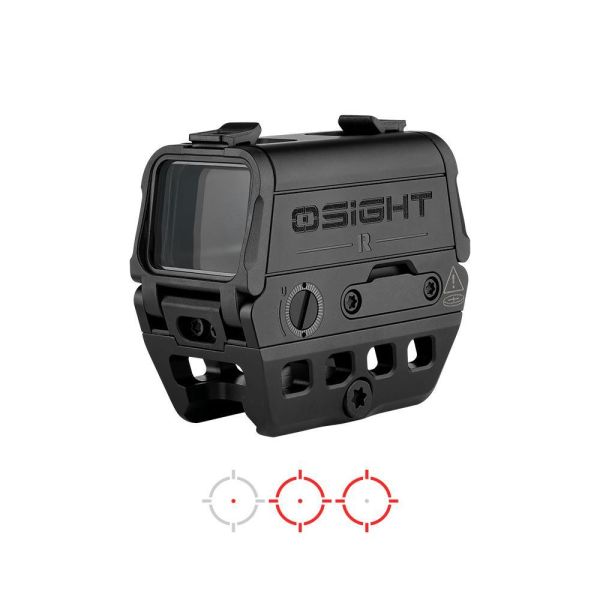 OSIGHT R Micro 封閉式紅點瞄具｜T1/T2 安裝介面・多重瞄準標記系統 OSIGHT R, OSIGHT 紅點瞄具, 封閉式紅點瞄具, 步槍紅點瞄具, Micro T1/T2, T2 安裝介面, 2 MOA 紅點, 65 MOA 圓環, 多重瞄準標記, 動態喚醒瞄具, 夜視相容瞄具, IPX8 防水瞄具