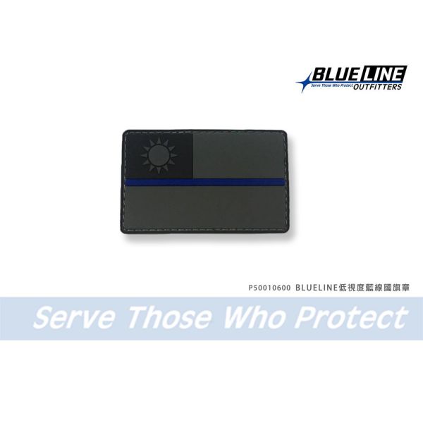 Blue Line Outfitters PVC低視度藍線國旗章 #國旗章 #PVC #藍線 #BlueLine