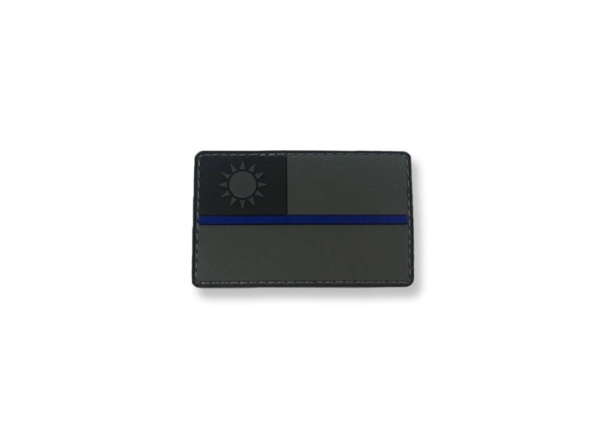 Blue Line Outfitters PVC低視度藍線國旗章 #國旗章 #PVC #藍線 #BlueLine