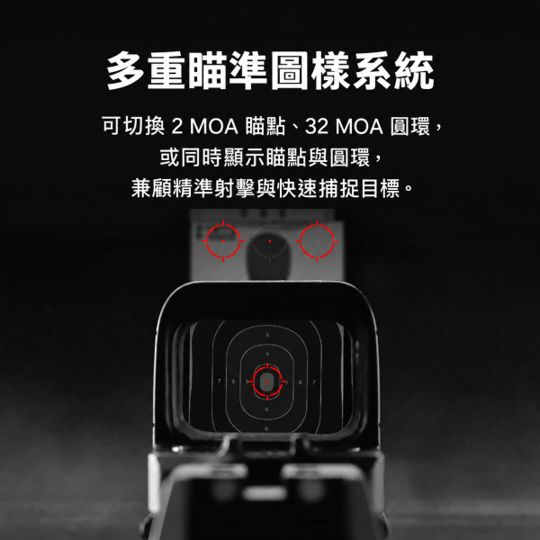 Osight SE 封閉式內紅點瞄具｜RMSc 安裝介面・可更換電池 Osight SE, Olight Osight SE, 封閉式內紅點, 封閉式紅點瞄具, 內紅點瞄準鏡, 手槍紅點瞄具, RMSc 安裝介面, 2 MOA 紅點, 32 MOA 圓環, 非球面鏡片, 側置電池瞄具, CR1620 電池, Blue Line Outfitters