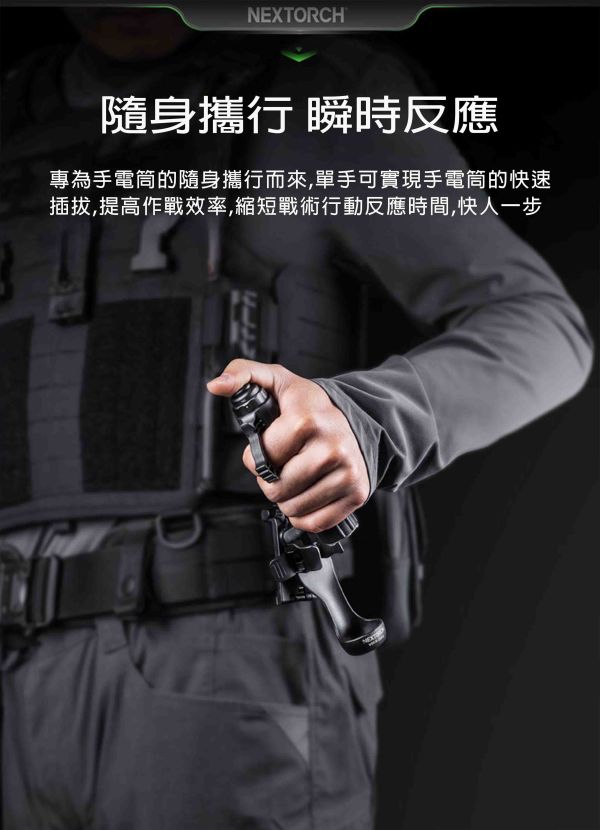 NEXTORCH納麗德-V55/V55L快拔電筒套 通用性最高的電筒套模組 
