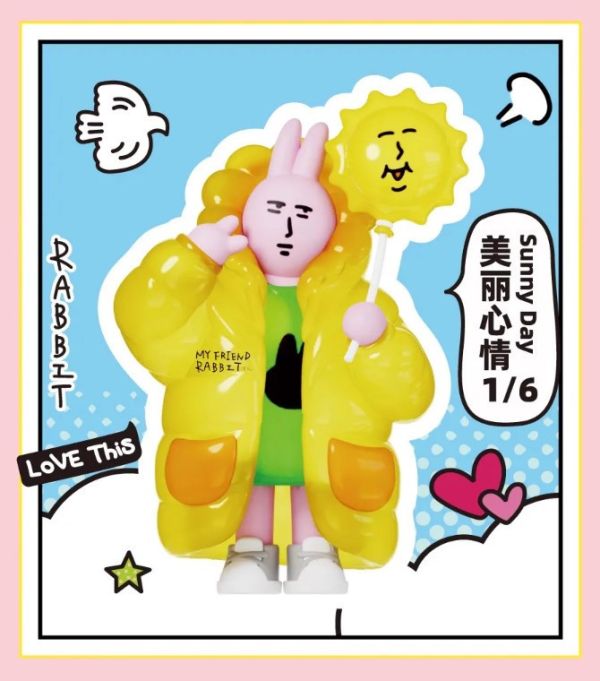 粉紅兔子 美麗心情系列盲盒 